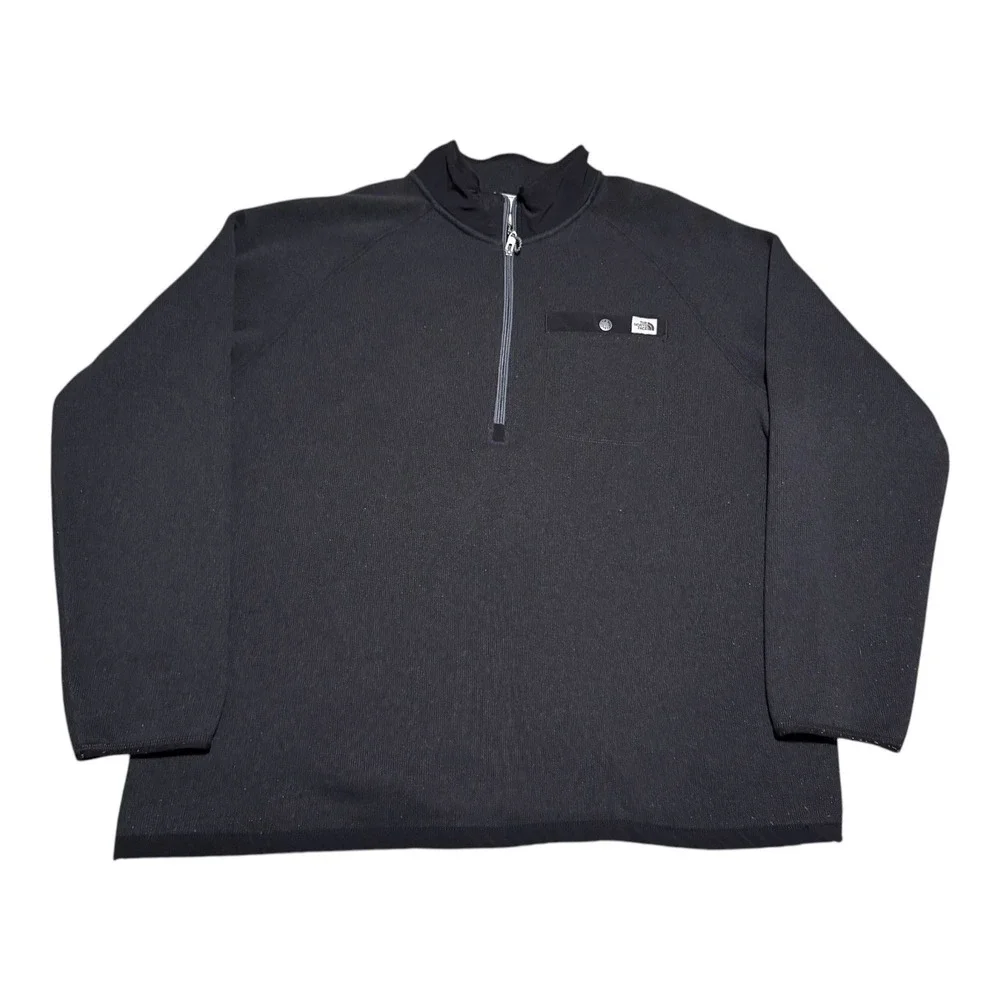 The North Face Gordon Lyons 1/4 Zip Fleece Sherpa Lined Pullover Sweater Men 2XL